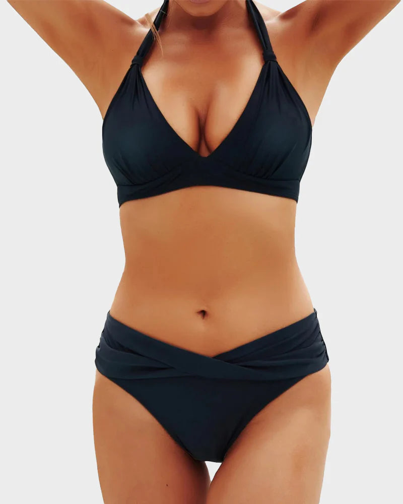 Halter Swimsuit Vintage Swimwear