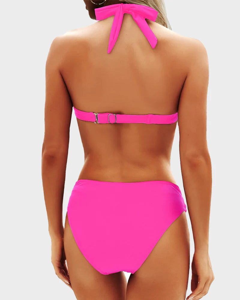 Halter Swimsuit Vintage Swimwear